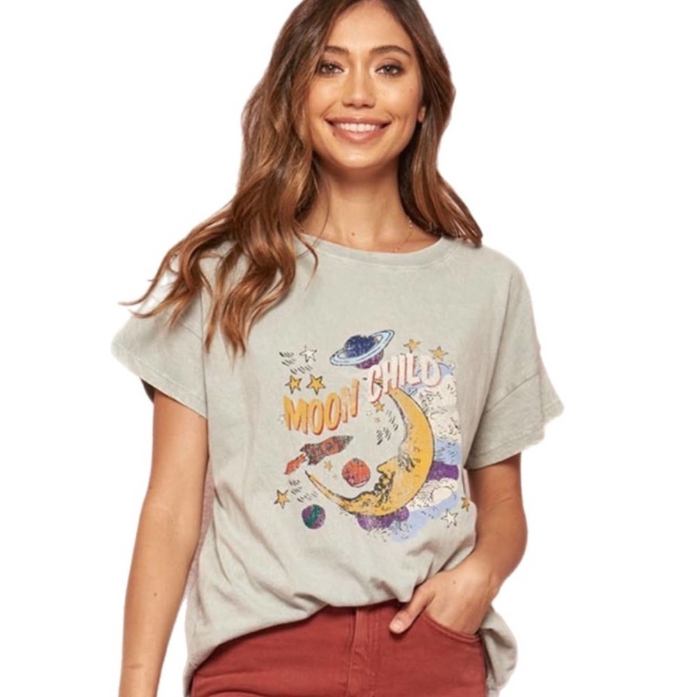 NWOT Promesa Tee "Moon Child" Vintage Graphic Small